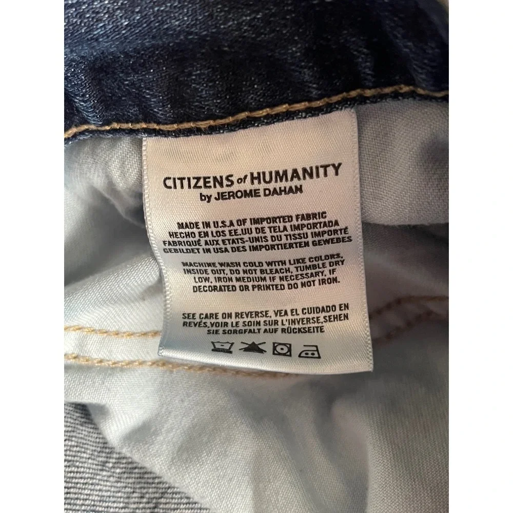 Citizens of Humanity Perfect Straight Leg Blue Jeans Mens 38 Classic Wash Denim